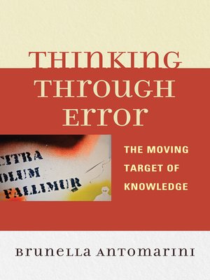 cover image of Thinking through Error